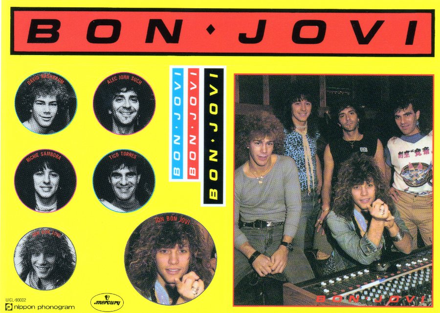 sticker, Bon Jovi - 7800 Fahrenheit